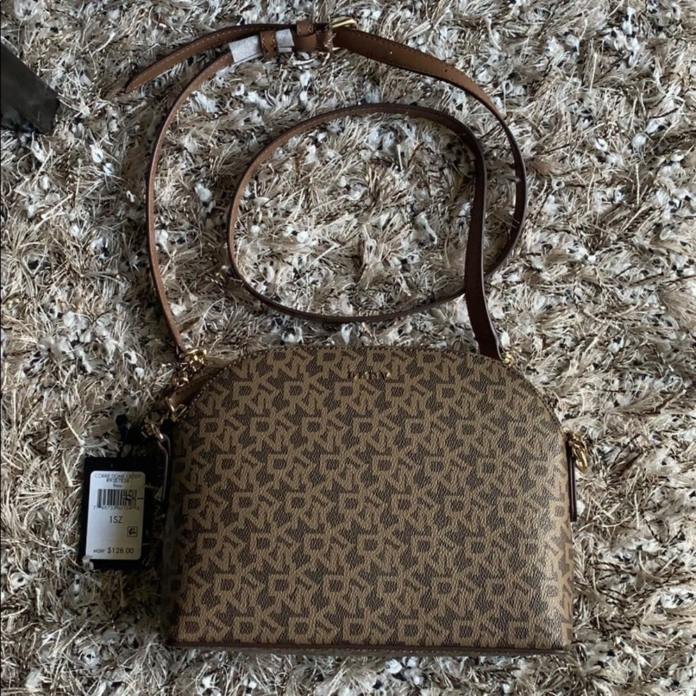 DKNY dome Crossbody monogram‎ bag